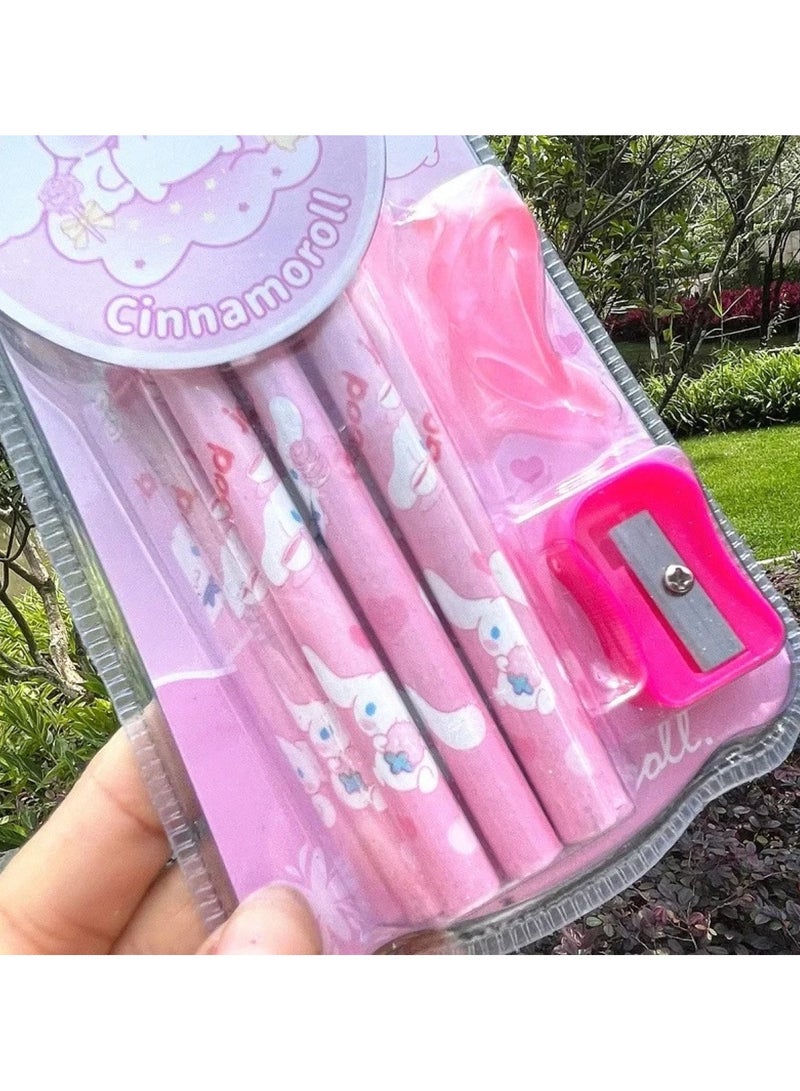 Huitich Sanrio Character Pencil Sets with Accessories Pink - Image 4