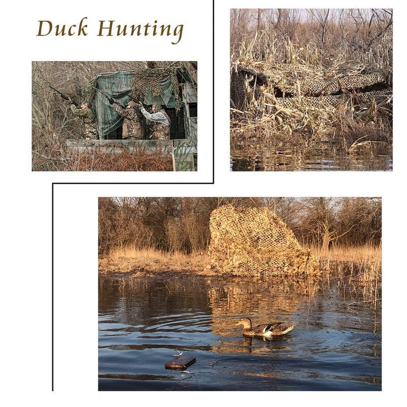 RAISCO 10X20 Feet Semi-Desert Hunting Blind Camo Net Camouflage Nets Military Surplus for Shooting, Party Decoration, Photograph, Vahicle Cover, Sunshade Semi-Desert Color Combination - Image 5