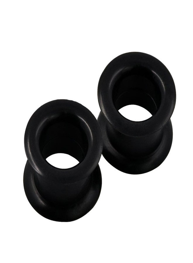 Oyaface 2 PC Colorful Hard Silicone Flexible Ear Skin Tunnels Plugs Hollow Ear Gauges 2G-25mm, Silicone, no-gem-type - Image 4