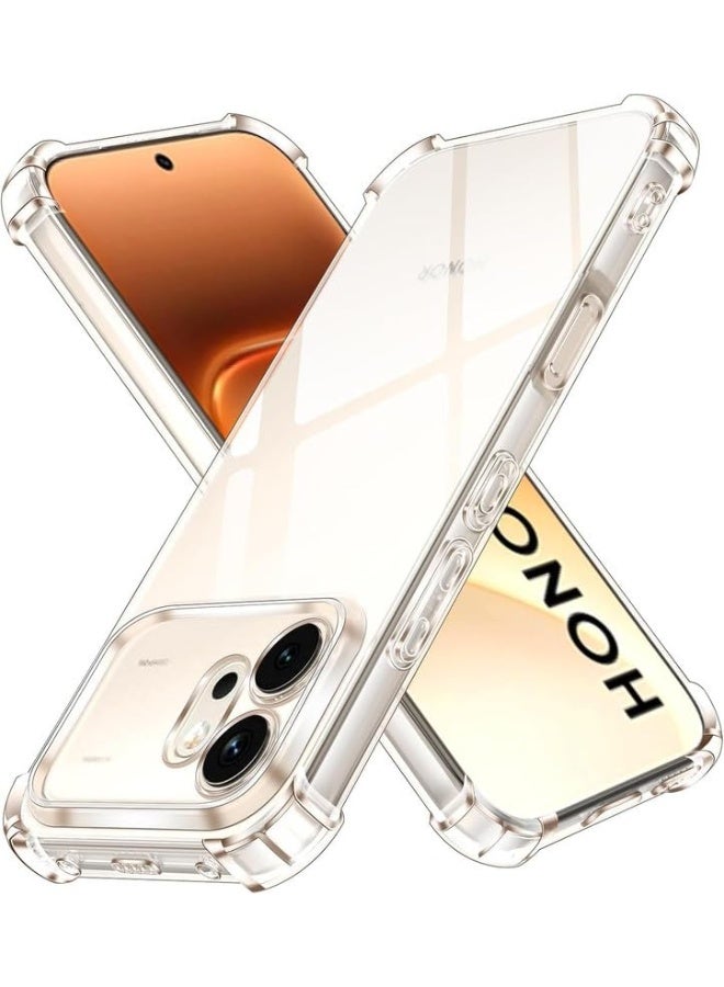 جراب لهاتف Honor 600، غطاء هاتف شفاف بزوايا معززة، نحيف، مقاوم للصدمات، مصنوع من مادة TPU المرنة، لهاتف Honor 600 - Image 1