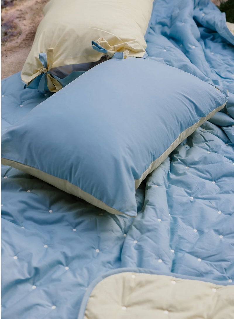 More cottons  لحاف بولكا بوجهين  - Image 3