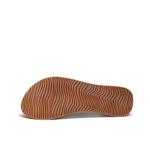 REEF Womens Sandals, Cushion Slim, White/Tan, 8 - Image 3