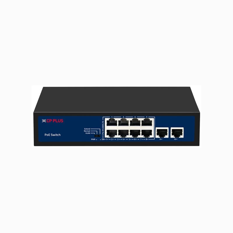 CP Plus 8 Nos 4 MP IP Network CCTV Camera Kit with CP Plus 8 CH NVR4MP IP Bullete Outdoor Camera 4Pcs4MP IP Dome Indoor Camera 4Pcs2 TB Hard DriveCP Plus 82 Port POE Switch - Image 5