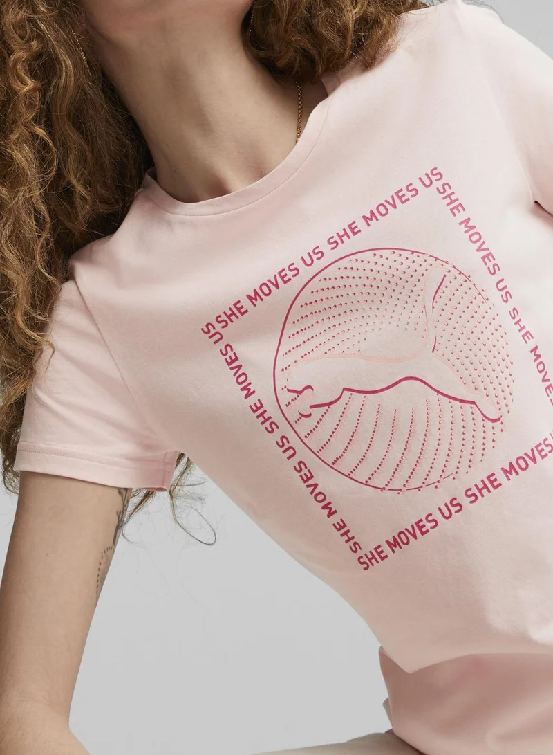 PUMA Graphics She Moves Up T-Shirt