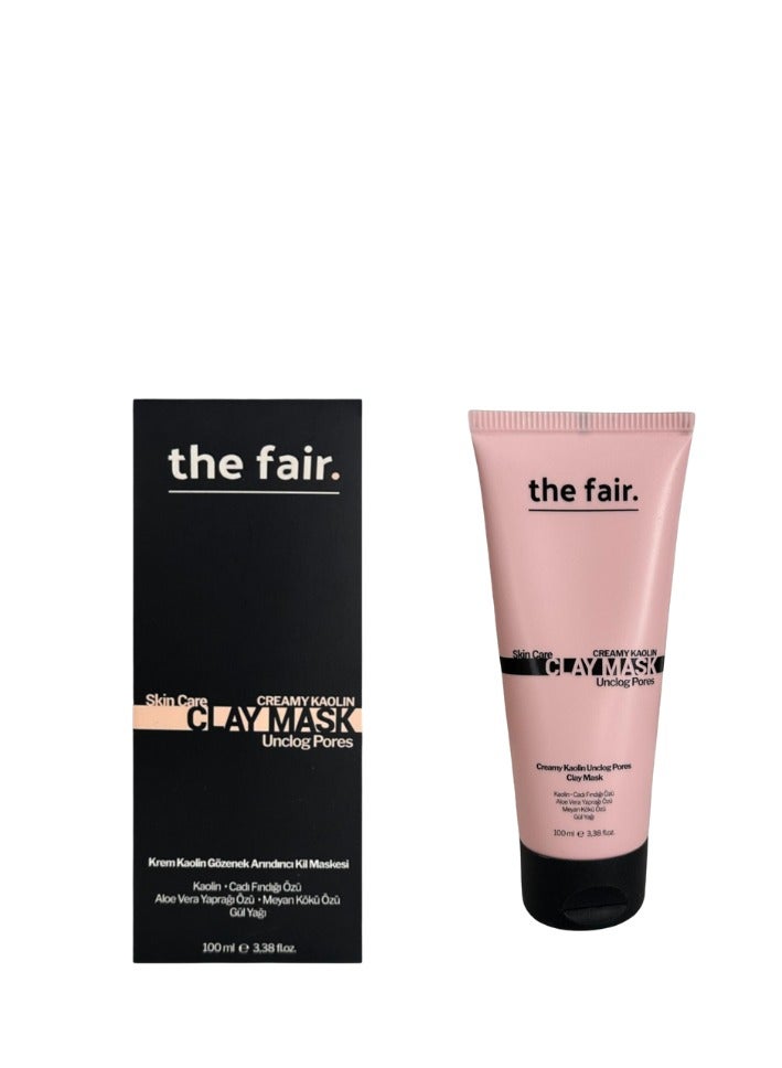 the fair. Kaolin Rose Oil Pore Cleansing Clay Mask 100ML - Image 2