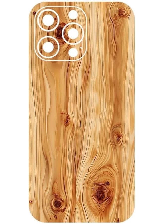 482 ملصق حماية ظهر الهاتف المحمول من خشب الأرز الإسباني لهاتف Iphone 16 Pro Max وليس غطاء حماية