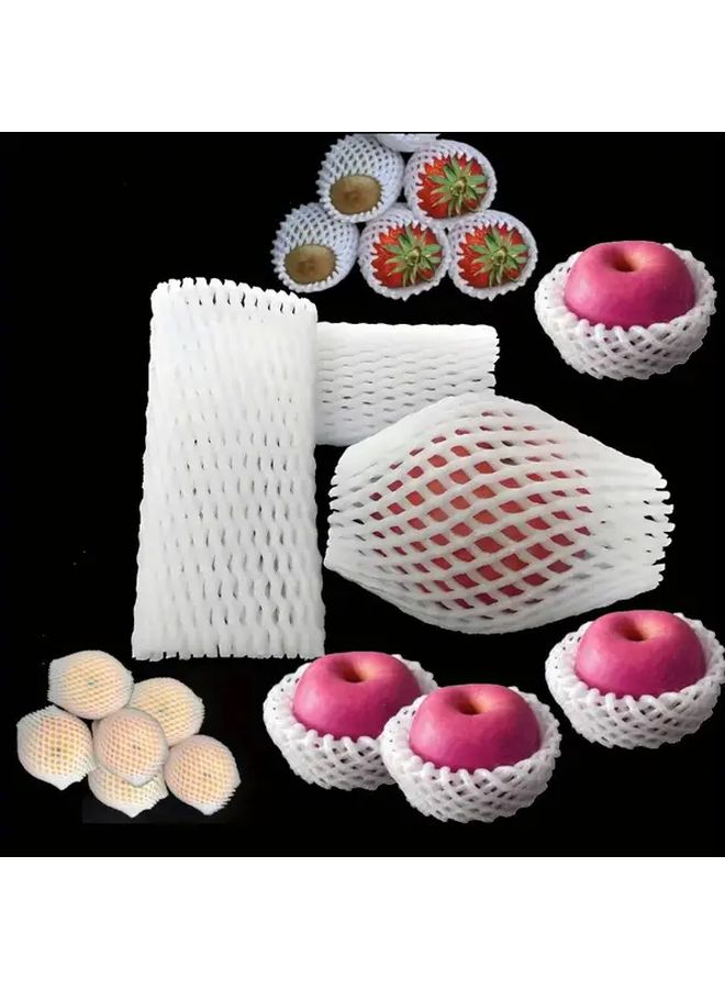 30 غطاء شبكي من الفوم للفاكهة بحجم 18 × 7 سم، حماية متينة لتعبئة التفاح والكمثرى (قطعة واحدة) - Image 1