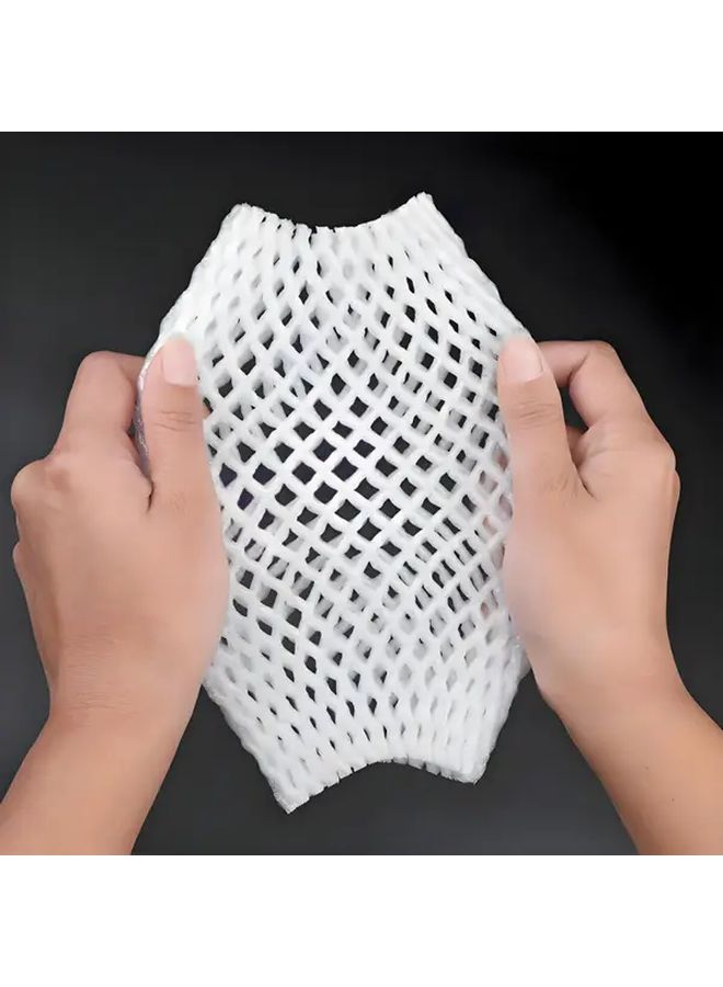 30 غطاء شبكي من الفوم للفاكهة بحجم 18 × 7 سم، حماية متينة لتعبئة التفاح والكمثرى (قطعة واحدة) - Image 3