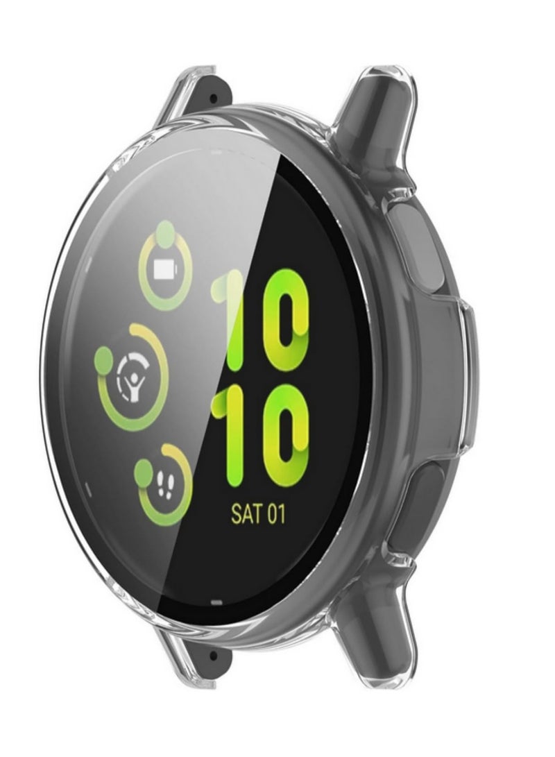 1PCS Tempered Glass Screen Protector Hard PC Protective Case for Garmin Vivoactive 5 / Active 5 Clear Anti-Scratch Bumper Cover Smartwatch Accessories - Image 4