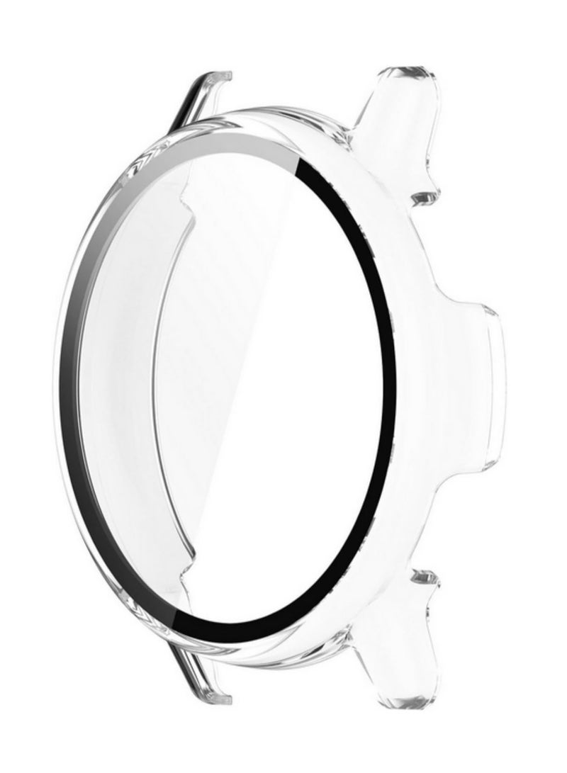 1PCS Tempered Glass Screen Protector Hard PC Protective Case for Garmin Vivoactive 5 / Active 5 Clear Anti-Scratch Bumper Cover Smartwatch Accessories - Image 2