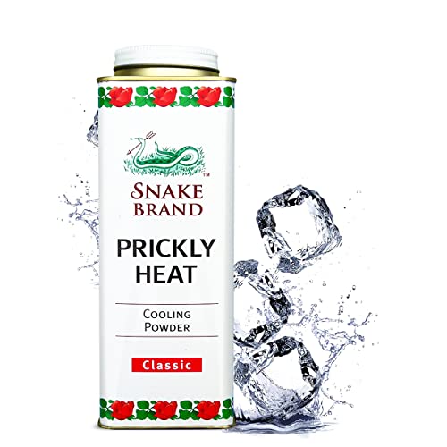 Snake Brand Prickly Heat Cooling Powder for Everyday Use AntiChafing Heat Rash Relief Classic Original Scent 99 Oz 280g - Image 3