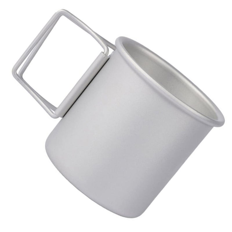 Aluminum Alloy Insulated Foldable Travel Mug Portable Outdoor Coffee Cup 1 Piece - Image 2
