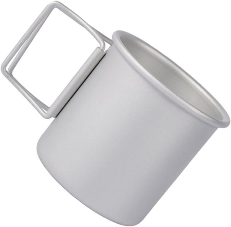 Aluminum Alloy Insulated Foldable Travel Mug Portable Outdoor Coffee Cup 1 Piece - Image 1