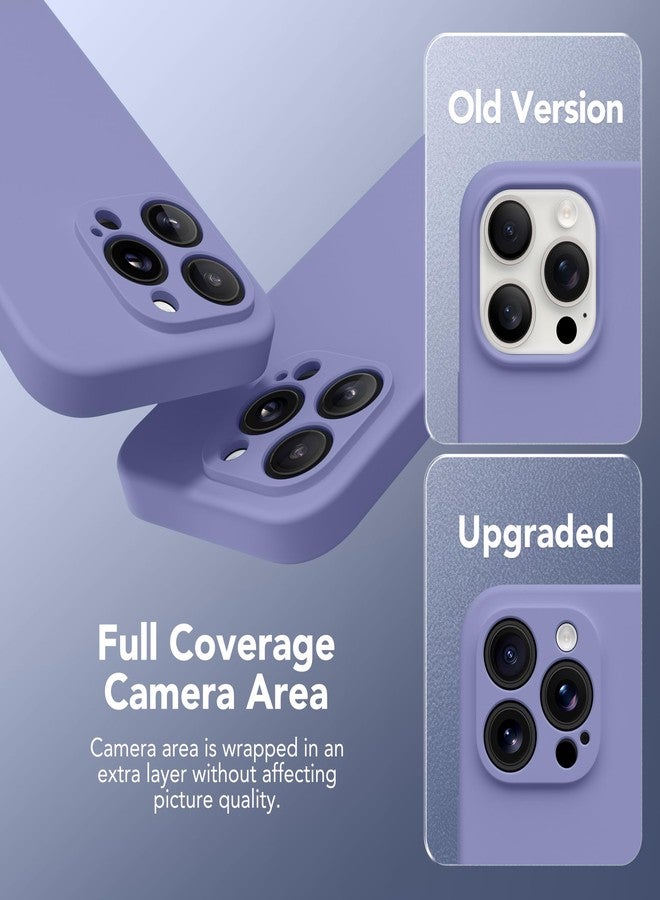 SuydanBox Magnetic for iPhone 14 Pro Case, Compatible with MagSafe, [Full Camera Protection][Screen Protector] Silicone Shockproof Protective Phone Case for iPhone 14 Pro 6.1", Lavender Gray - Image 5