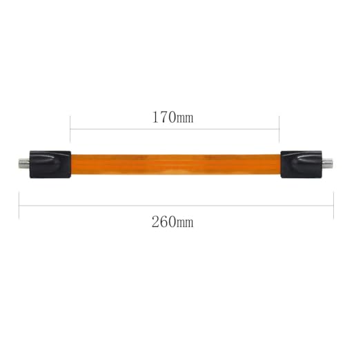 VANTRONIK Flat Coaxial Cable for Windows Ghost Wire Ultra-Thin Soft Window Cable for TV 11.8 inches Long with F Connector - Image 3