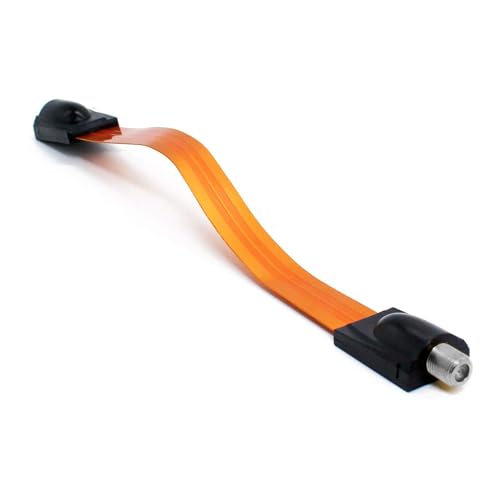 VANTRONIK Flat Coaxial Cable for Windows Ghost Wire Ultra-Thin Soft Window Cable for TV 11.8 inches Long with F Connector - Image 4