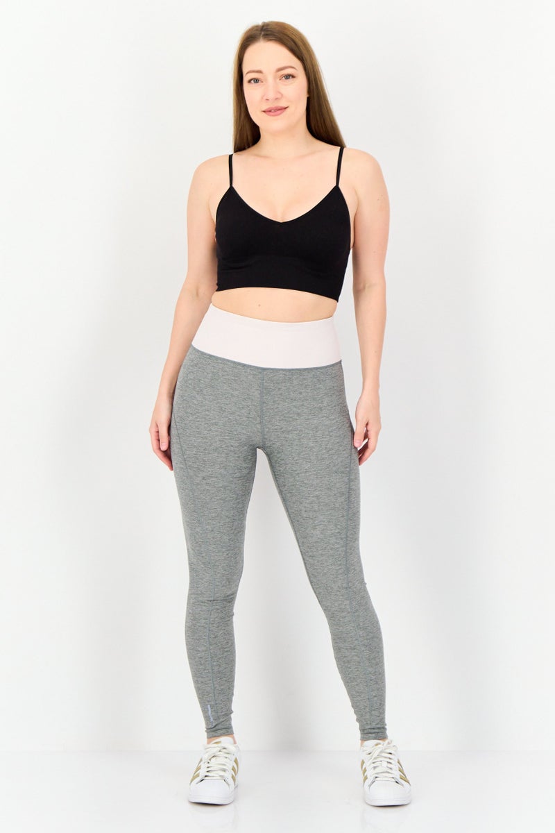 PUMA Women Sportswear Fit Brand Logo 7/8 Training Tights, Grey - Image 4