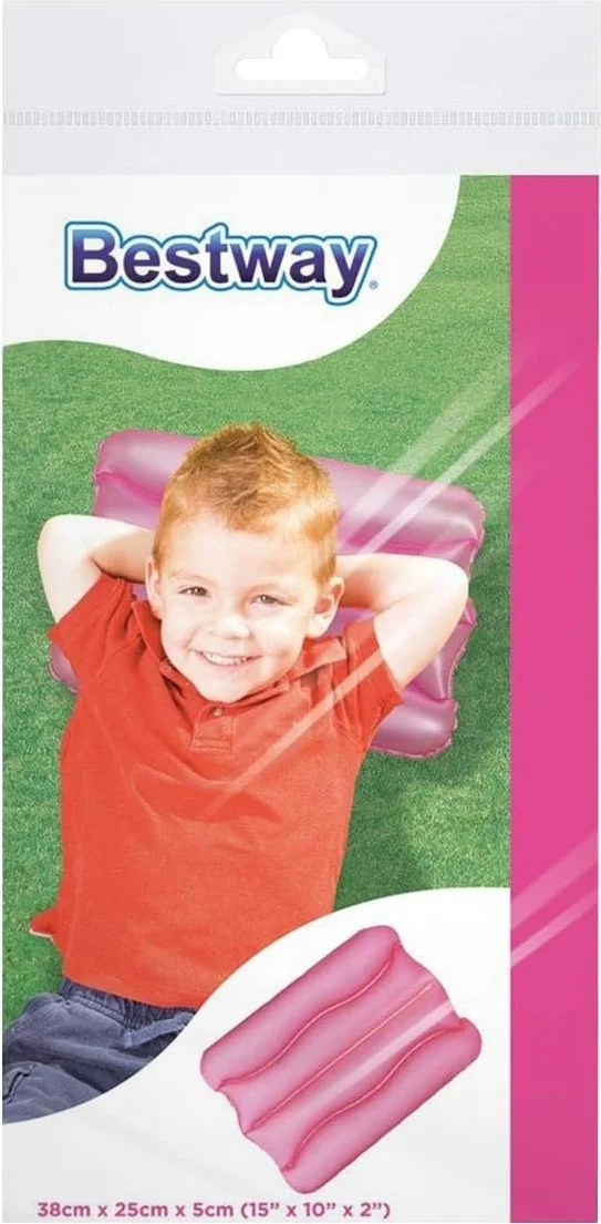 بست واي Inflatable Pillow - Travel Pillow - Camping Pillow - Kids Inflatable Sea Pillow - Kids Beach Pillow