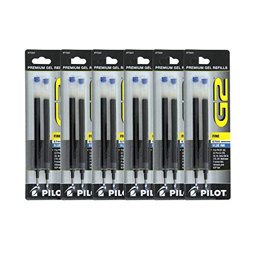 Pilot G2, Dr. Grip Gel/Ltd, ExecuGel G6, Q7 Rollerball Gel Ink Pen Refills Green 7 mm 12 Pack - Image 4