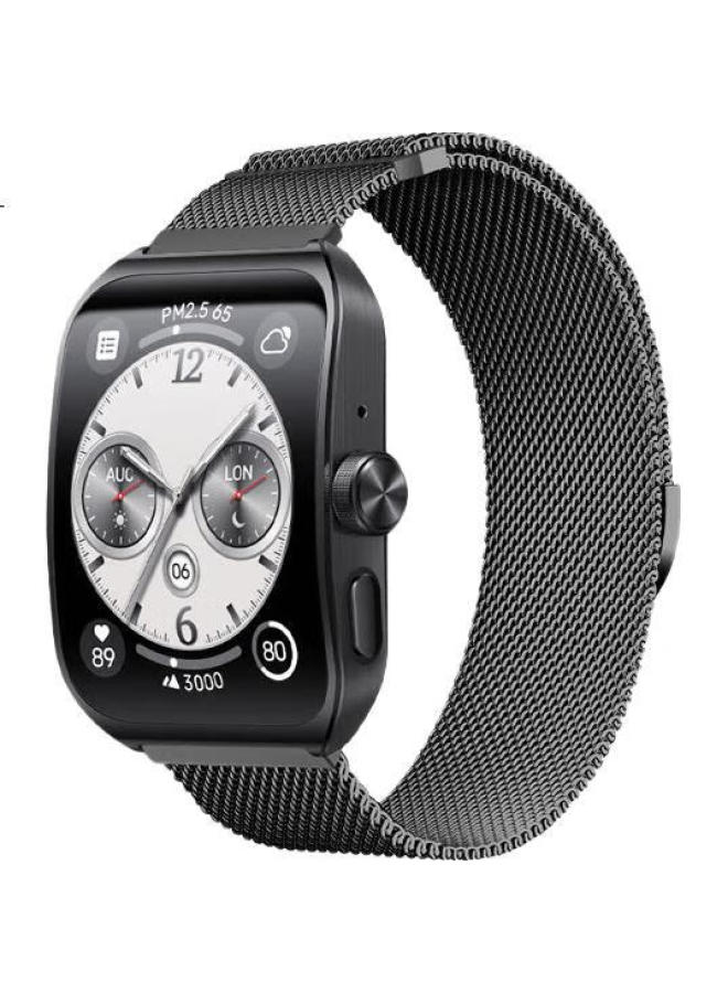 KOVOL Kewo Compatible With Oppo Watch 4 Pro/Oppo Watch X2/X Watch Strap, Steel Milanese Magnetic Buckle, Strong Magnetic Clasp, Breathable Stainless Steel Wristband - Image 3