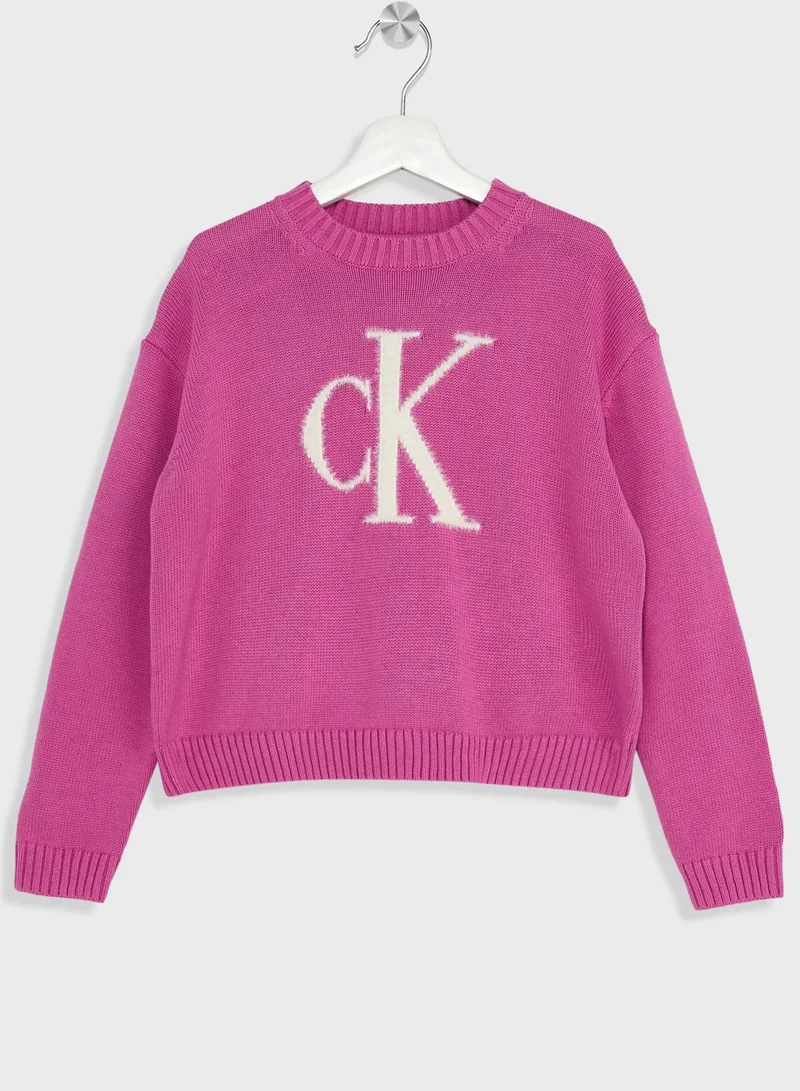 Calvin Klein Jeans Kids Crew Neck Sweater