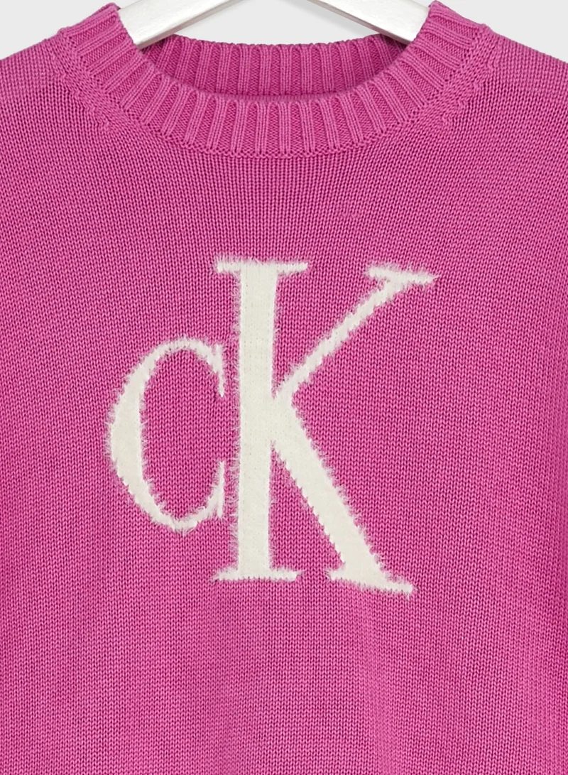 Calvin Klein Jeans Kids Crew Neck Sweater