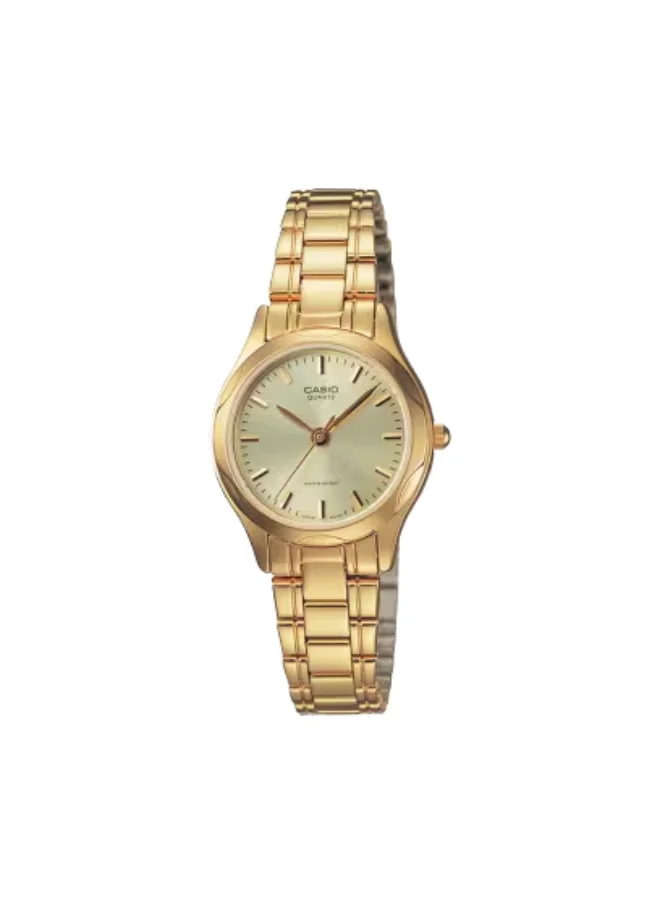 كاسيو Women's Stainless Steel Analog Watch LTP-1275G-9A - 25 mm