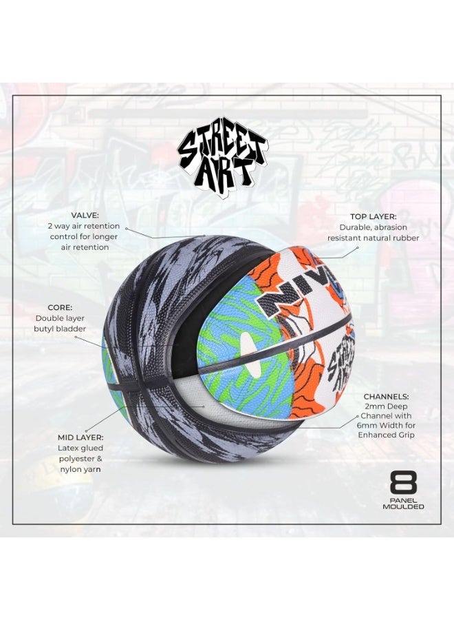 Nivia Street Art Basketball - Size 3 - Image 2