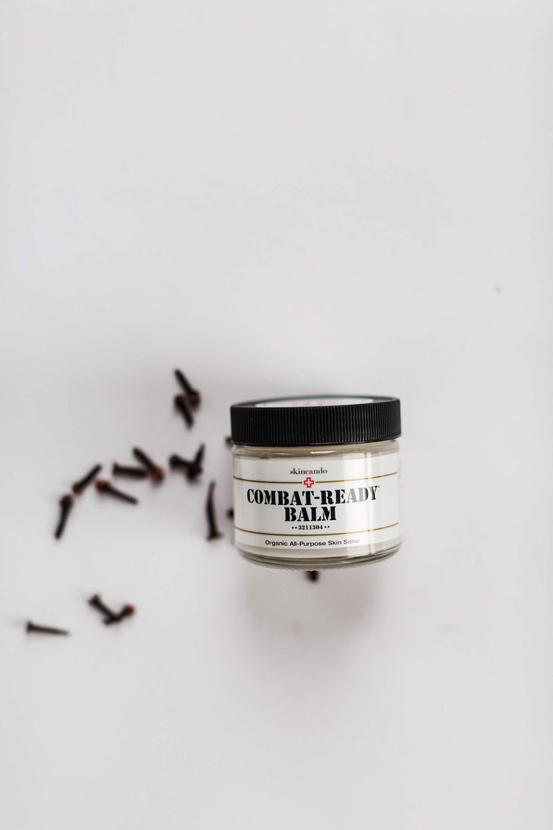 Skincando Combat Ready Skin Balm 2oz by  – All Natural - Intensive Moisturizer – Skin Cream - Organic ingredients – Apricot Kernel Oil – Grapefruit Seed Extract – Black Spruce - Black Tea Moisturizer - Image 2