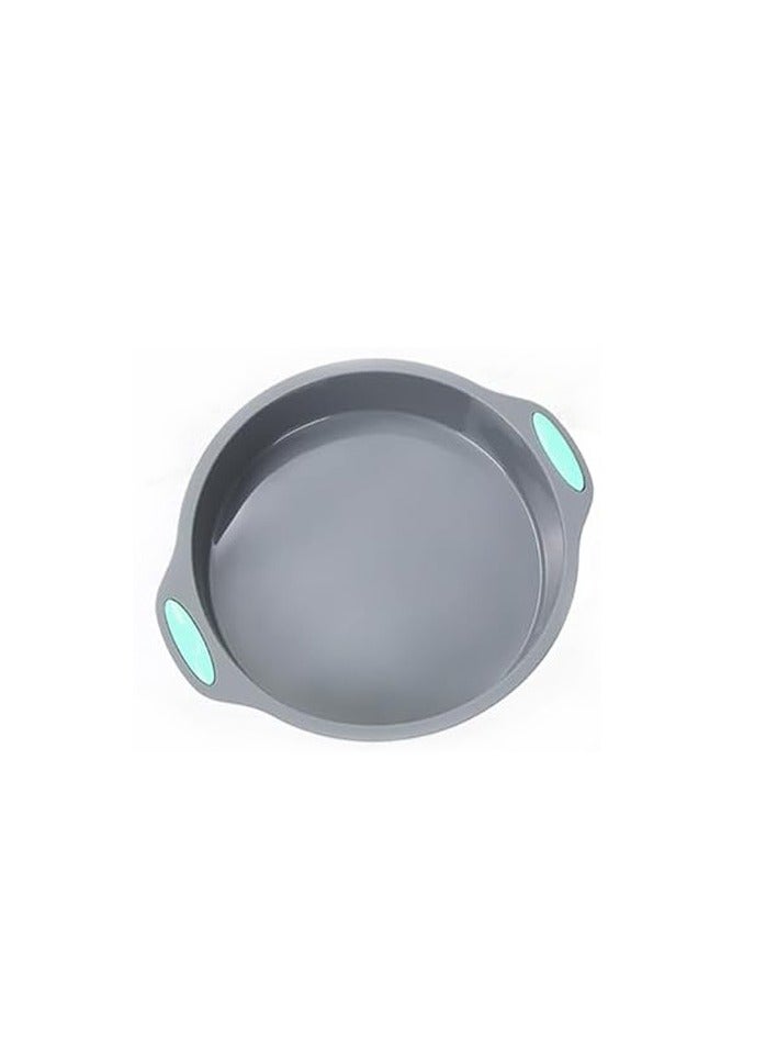 High temperature silicone cake mold Chiffon cookie toast Muffin cup non-stick cake mold Baking mold 9-inch round plate