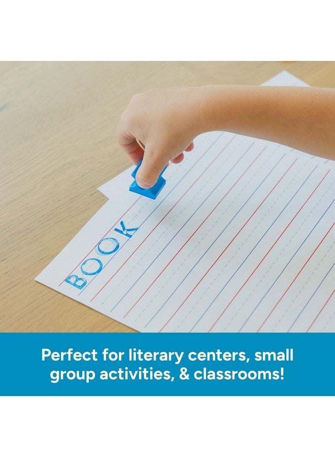 Educational Insights Alphabet Rubber Stamps - Uppercase 5/8", Set of 26 Letters and 4 Punctuation Marks: Perfect for Homeschool & Classroom, Ages 4+ - Image 5