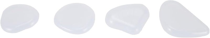 White Glow In The Dark Pebbles 50PCS Luminous Stones For Outdoor Pathway Garden Decor - Image 2