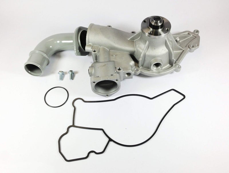OAW F5930 Water Pump for Ford 7.3L V8 Powerstroke diesel engine on 1996-2003 E-350 E-450 E-550 F-250 F-350 F-450 F-550, 2000-2003 Excursion OE# 2C3Z8V501BA, F6TZ8501AA, F81Z8501FA - Image 1