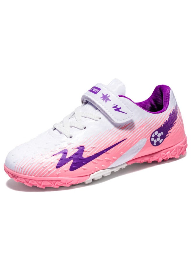 Shuangxing Children's Soccer Shoes For Girls And Boys, Tf Turf Cleats For Students And Teenagers, Non-slip Lightweight Artificial Grass Training Shoes - Image 2