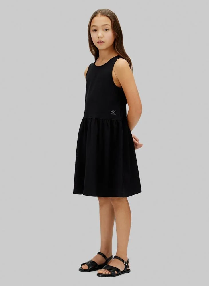 Calvin Klein Jeans  Sleeveless Fit And Flare Dress for Women | Best Price UAE