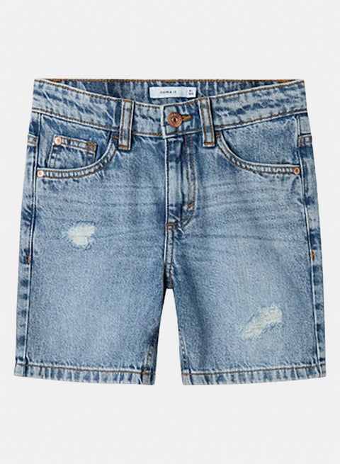 Name It Kids Boys Silas Loose Denim Shorts 7998-Be