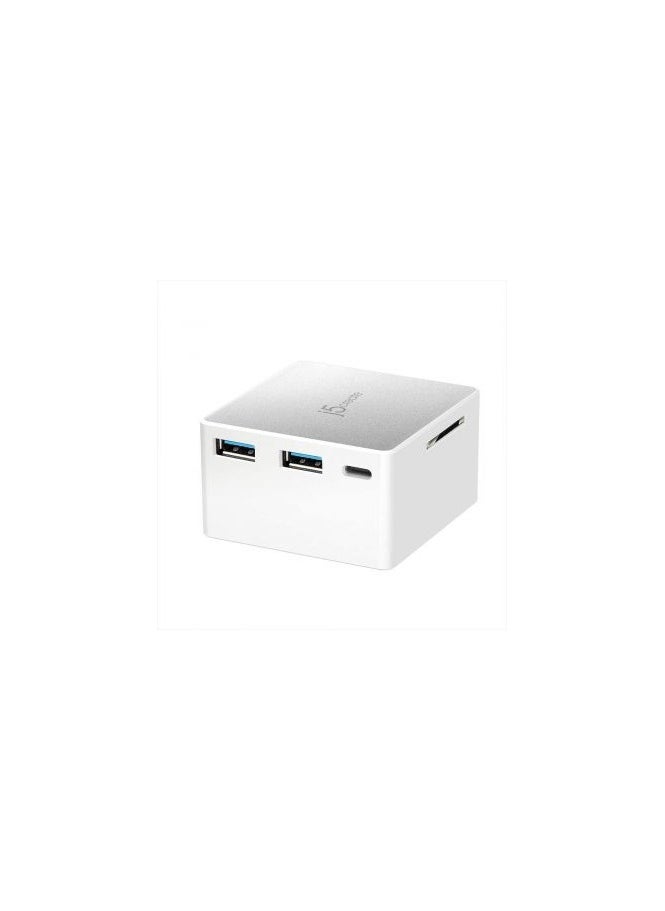 j5create JCDP385 USB-C Powered Mini Docking Station – 5Gbps Speed, 2TB Support  - Image 2
