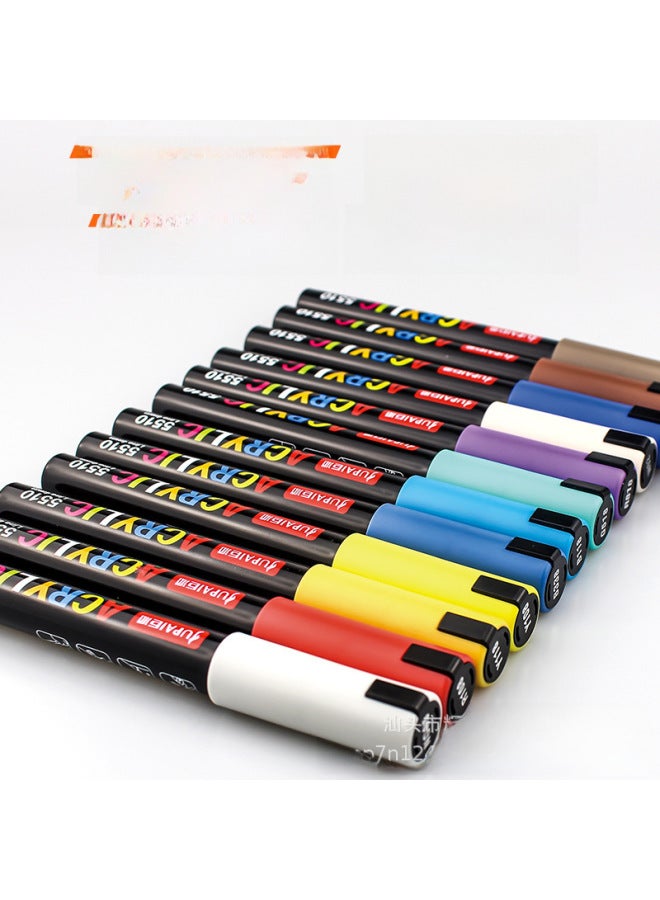 جاينت جوباي أقلام ماركر أكريليك مجموعة أقلام رسم يدوية للرسم على الزجاج والأسطح الملساء، مجموعة طلاء أكريليك للطلاء اليدوي، أقلام رسم للطلاب والرسوم المتحركة والفنون - Image 3