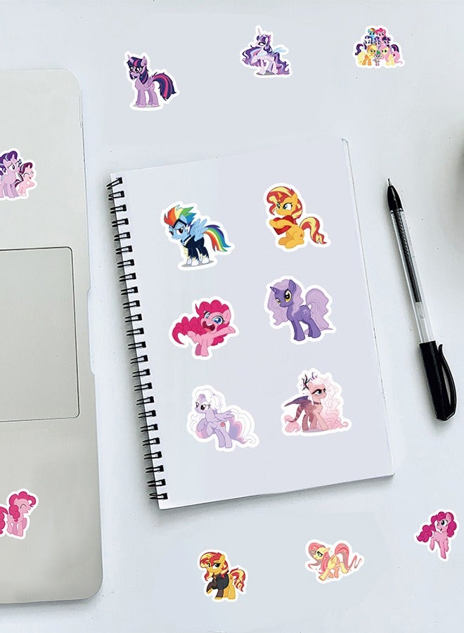 Organizer My Little Pony Large Deluxe Stickers Variety Pack Laptop, Water Bottle, Scrapbooking, Tablet, Skateboard, Indoor/Outdoor Set of 50 - Image 5