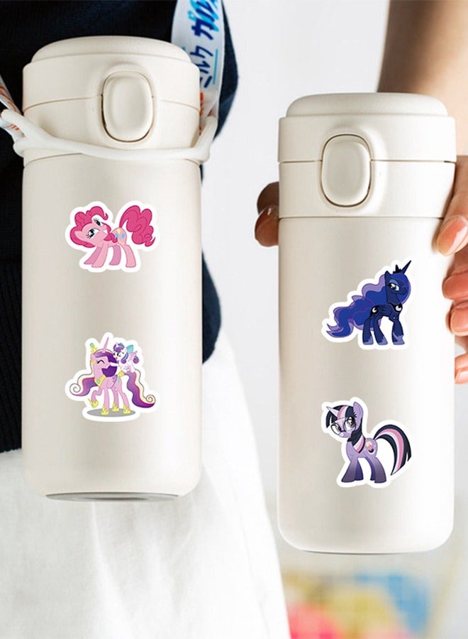 Organizer My Little Pony Large Deluxe Stickers Variety Pack Laptop, Water Bottle, Scrapbooking, Tablet, Skateboard, Indoor/Outdoor Set of 50 - Image 3