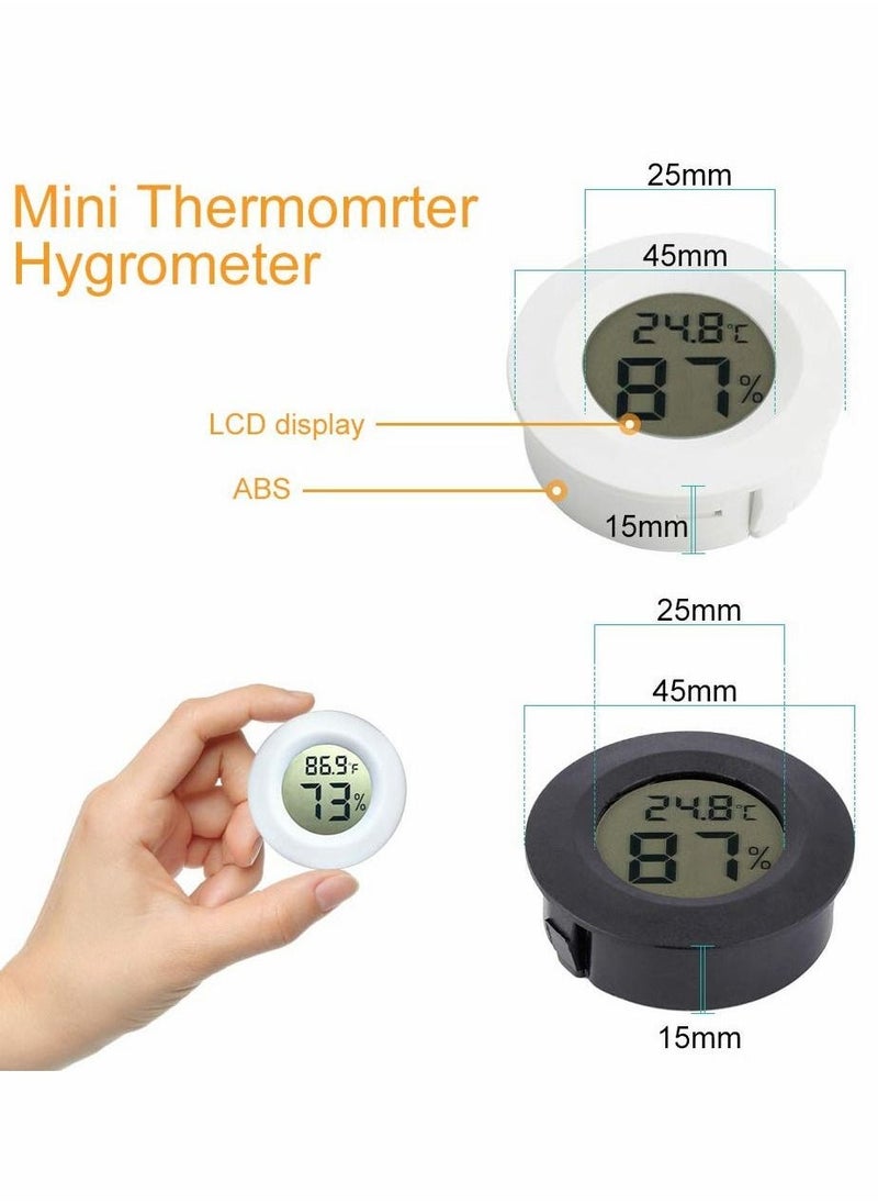 Generic Thermometers, Mini Hygrometer Thermometer, Indoor Thermometer, Hygrometer Fahrenheit or Celsius Meter, Digital LCD Monitor, for Greenhouse, Garden, Cellar, Cars, Baby Rooms, 6-Pack  - Image 4