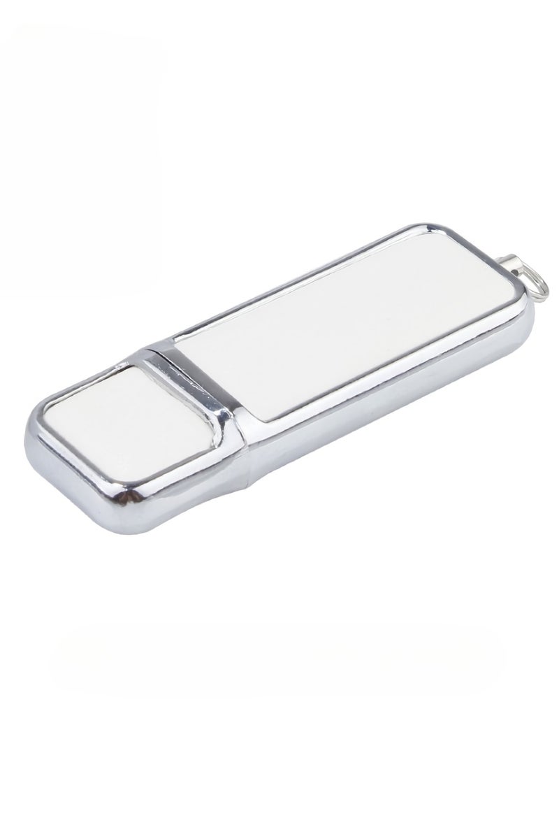 محرك أقراص فلاش USB، محرك أقراص USB من الجلد على شكل سلسلة مفاتيح، محرك أقراص USB محمول عالي السرعة، مقاوم للصدمات لأجهزة الكمبيوتر المحمولة، (قطعة واحدة، أبيض، 8 جيجابايت)