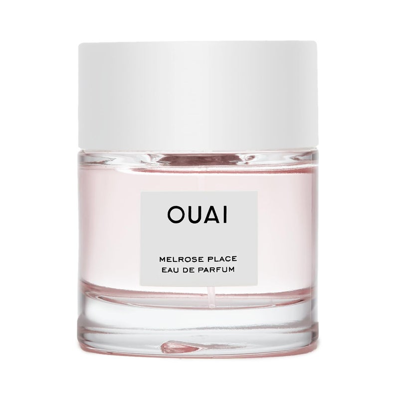 OUAI Melrose Place Eau de Parfum Travel Size - Elegant Womens Perfume for Everyday Wear - Fresh Floral Scent has Notes of Champagne, Bergamot & Rose with Delicate Hints of Cedarwood & Lychee (.34 Oz) - Image 1