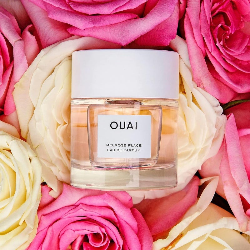 OUAI Melrose Place Eau de Parfum Travel Size - Elegant Womens Perfume for Everyday Wear - Fresh Floral Scent has Notes of Champagne, Bergamot & Rose with Delicate Hints of Cedarwood & Lychee (.34 Oz) - Image 4
