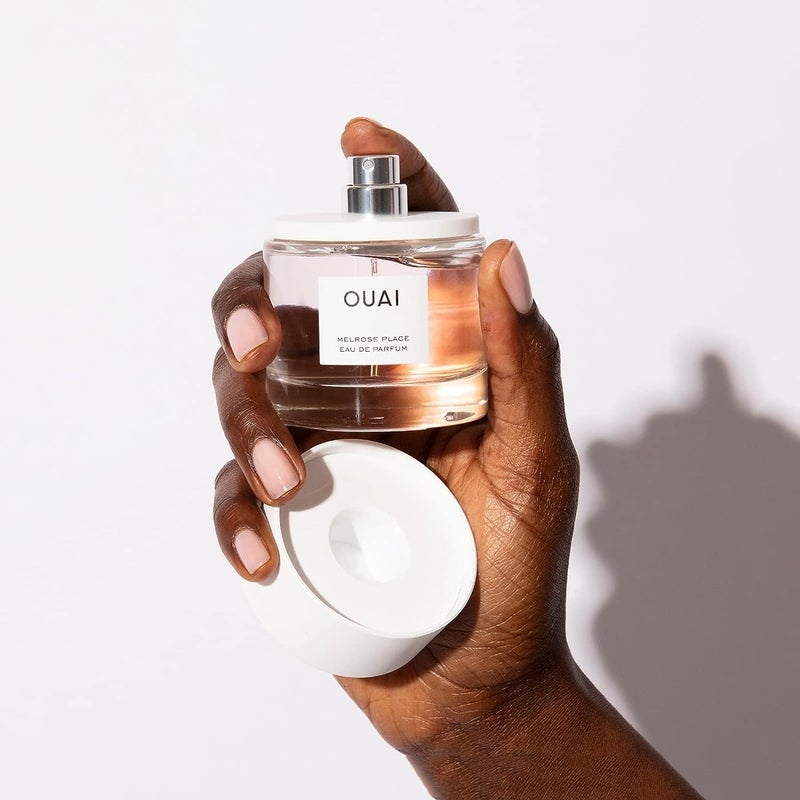 OUAI Melrose Place Eau de Parfum Travel Size - Elegant Womens Perfume for Everyday Wear - Fresh Floral Scent has Notes of Champagne, Bergamot & Rose with Delicate Hints of Cedarwood & Lychee (.34 Oz) - Image 5