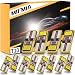 MIFMIA 194 LED Bulb 6000K White 168 T10 2825 W5W 5SMD Replacement Bulbs Error Free for Car Dome Map Door Courtesy Side Marker Reading Glove Box License Plate Lights Pack of 12 - Image 2