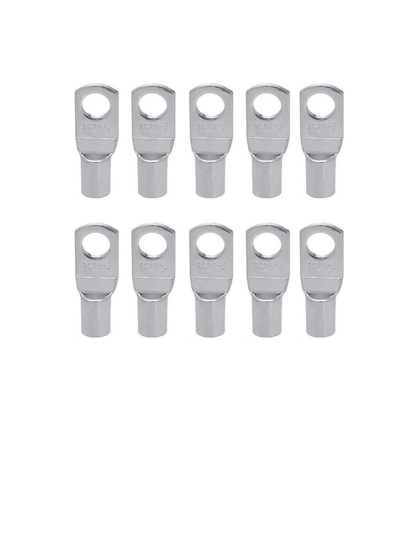Copper Cable Lugs 10Pcs Set Wire Terminals Connector Cable lugs Ring Battery SC Terminals for Marine Solar Automotive Electric Home Applications etc. Hole Size 12mm Cable Size 120mm  - Image 1