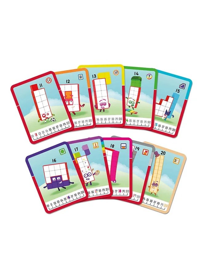 Learning Resources - Learning Resources MathLink Cubes Numberblocks 11-20 Activity Set, 30 Numberblocks Activities Linked to TV Episodes, 155 Numberblocks MathLink Cubes & More, Ages 3+ - Image 1