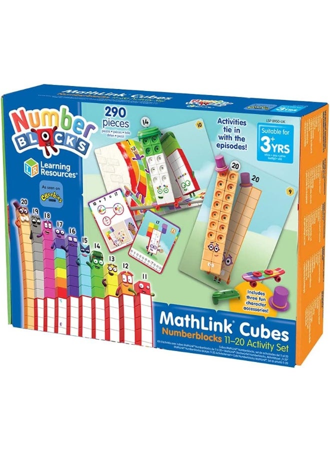 Mathlink Cubes Numberblocks 11-20 Activity Set, 30 Numberblocks Activities Linked To Tv Episodes, 155 Numberblocks Mathlink Cubes & More, Ages 3+