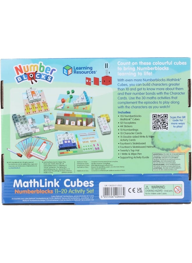 Mathlink Cubes Numberblocks 11-20 Activity Set, 30 Numberblocks Activities Linked To Tv Episodes, 155 Numberblocks Mathlink Cubes & More, Ages 3+
